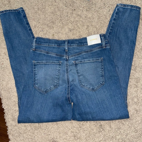 Express Mid-rise Skinny Jeans - Picture 2 of 5